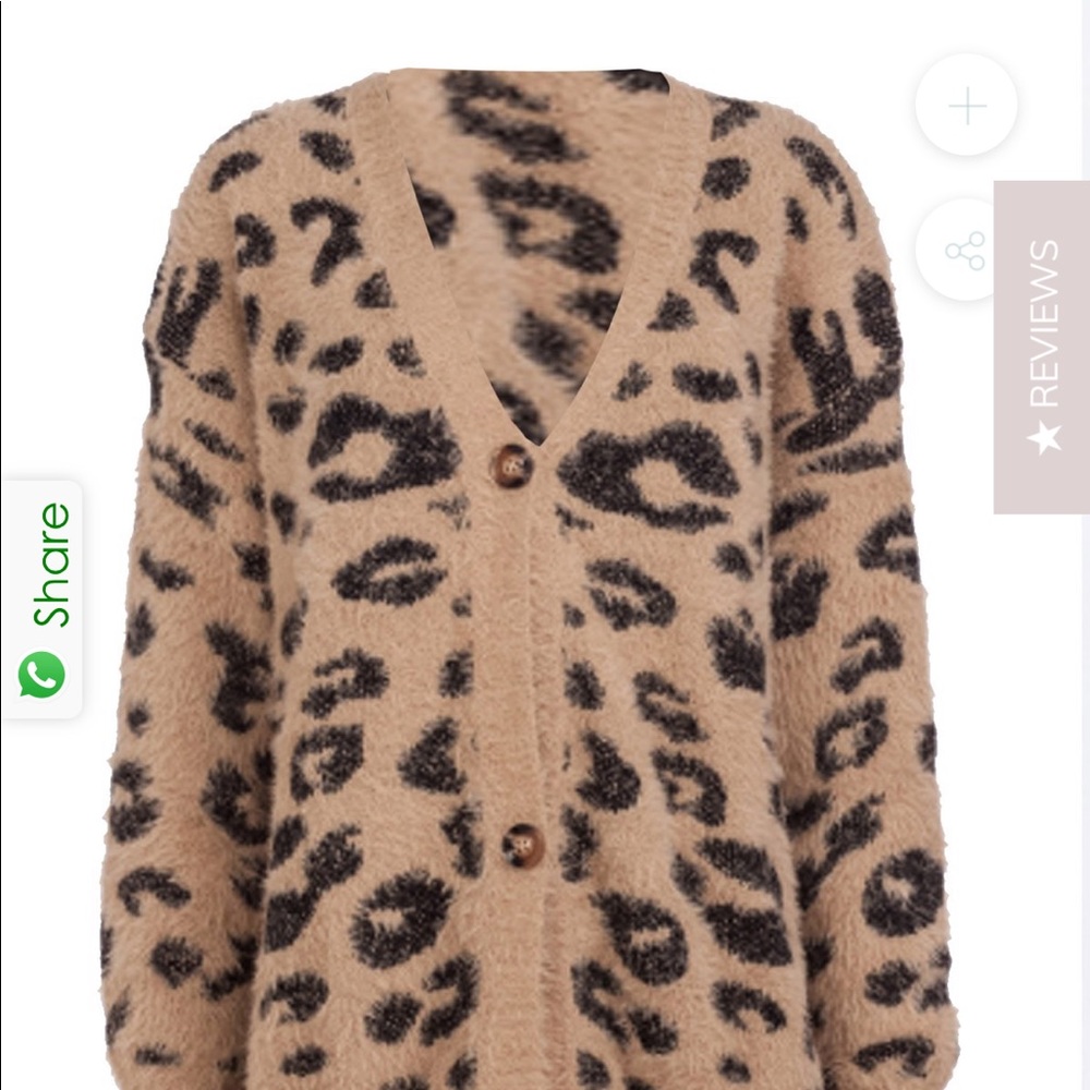 Goodnight Macaroon leopard cardigan